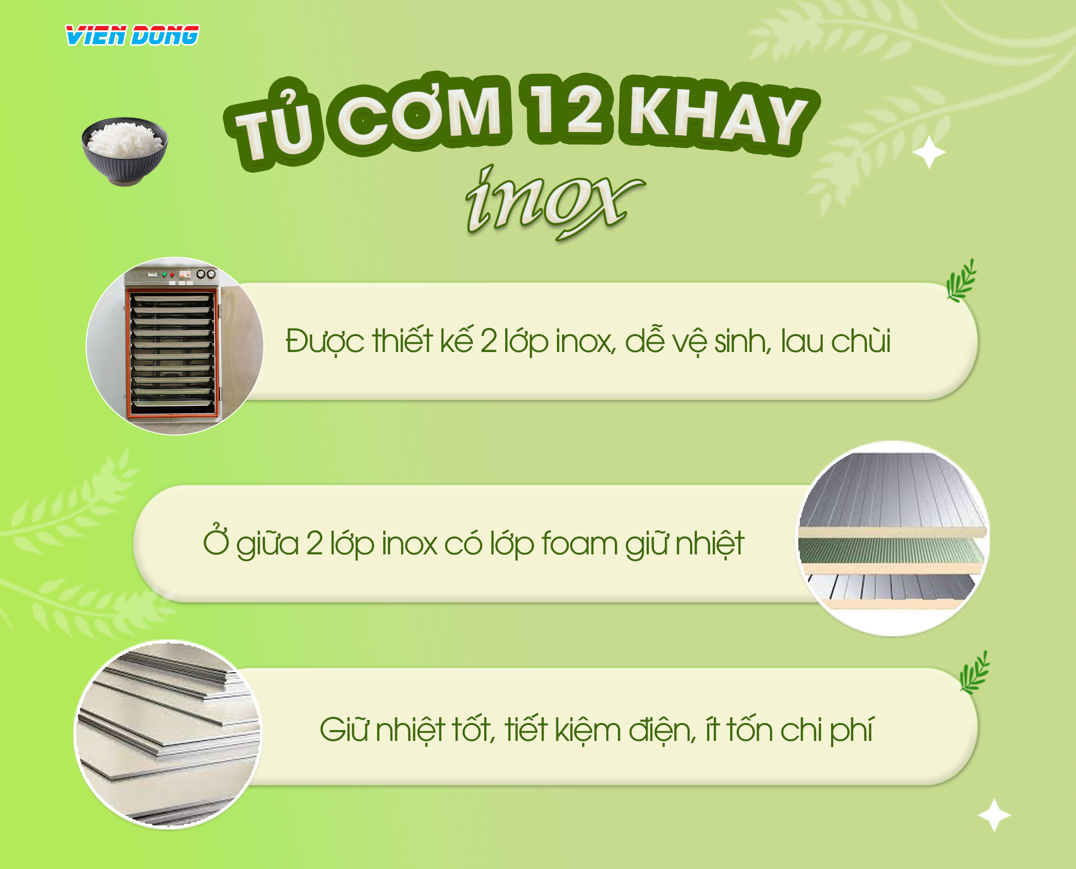 tủ hấp công nghiệp 12 khay