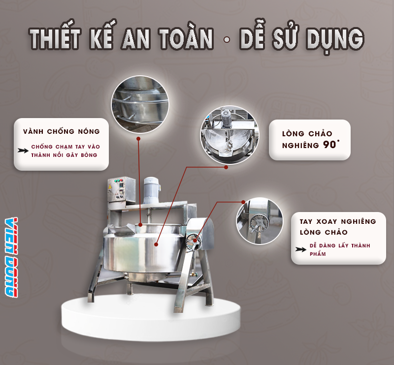 Chảo xào nhân bánh trung thu Chảo xào nhân bánh trung thu